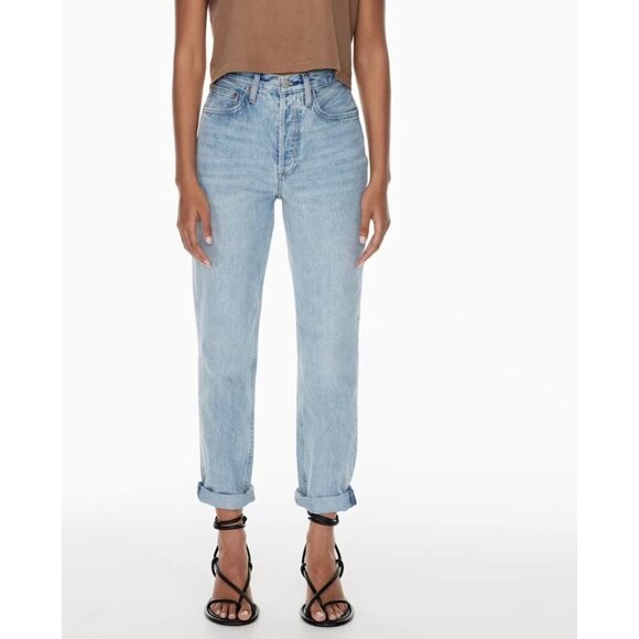 Denim Forum Aritzia The Boyfriend High Rise Loose Size 24 X 28 - Picture 1 of 10